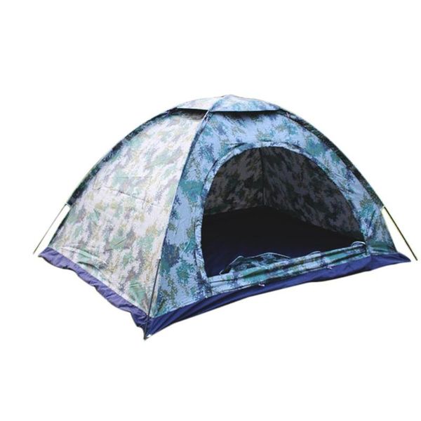 

2 person waterproof oxford cloth single-layer single-layer camouflage tent outdoor camping portable