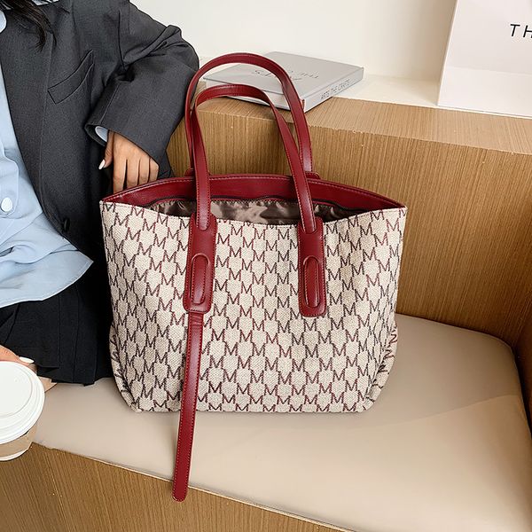 

shopping tote bags for women shoulder bag female canvas capacity vintage luxury handbag and purse women shoulder pu c1020