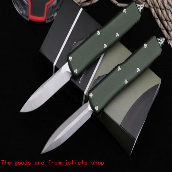 

green mic technology alloy aluminum ut85 recommend handle] hunting folding pocket knife survival knife xmas gift d2 copies htrgg qynf