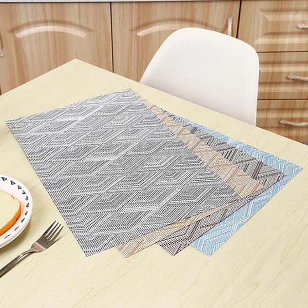 

table runner waterproof plastic pvc mat lattice placemats pads bowl kitchen accessories chic placemat for tableware dining pad1