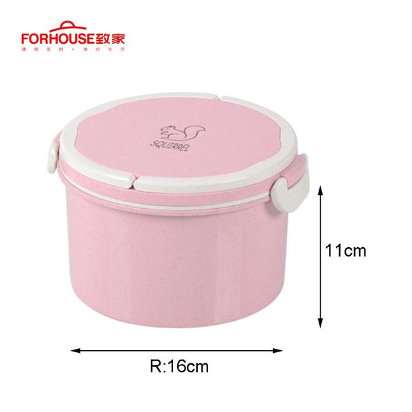 

1000 мл обедные коробки для ланч-контейнера для хранения пищевых фруктов портативный bento box утечка для детей с ручкой и ложкой bbyxzf