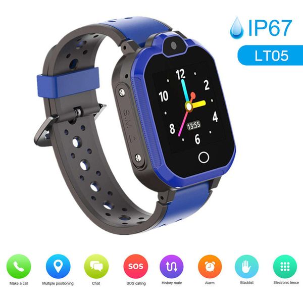 

lt05 bt children's watch, 4g, ip67 video sos emergency call, waterproof, 11 languag, electronic fence, smart watch