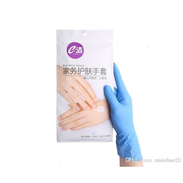 

factoryfg5tdisposable gloves nitrile clean waterproof handle kitchen rubber glove 100pcs one pack