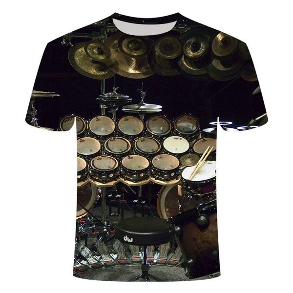 

guitar art musical instrument 3d style 3d print shirts anime harajuku aesthetic men clothing