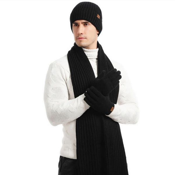 

men winter hat and scarf gloves set, Blue;gray