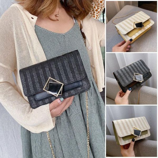 

luxury women shoulder bag pu leather envelope crossbody messenger handbag purse /by