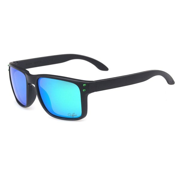 

Fashion Outdoor Sports Casual Polarized Sunglasses YO92-44 Black Frame Green Mark Green Lens With signature Free Shipping