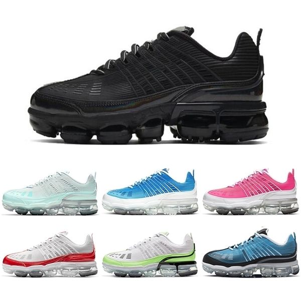 

360 running shoes for men women black iridescent triple white university red gradient upper breathable outdoor mens trainer sport sneaker
