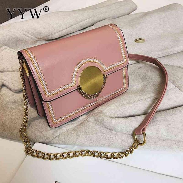 

белый crossbody сумка для женщин pu кожа sling сумка плеча тупые польский rectangle сплошной дамы болса feminina 2020 дизайнер