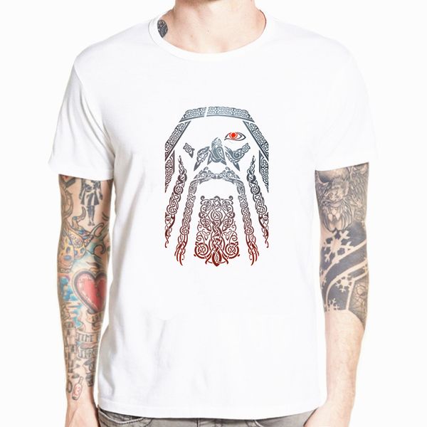 

odin vikings summer round neck streetwear men's tshirt fitness loose fit s plus size sport hooded sweatshirt hoodie men t shirt