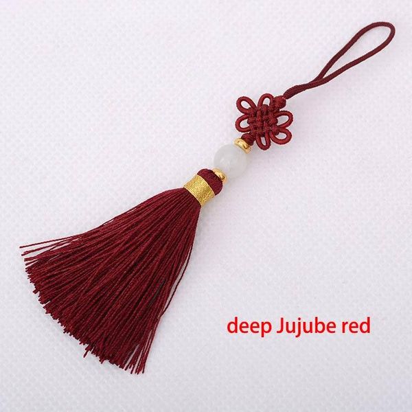 

12pcs lot chinese knot tassel silk fringe bangs flower tassel trim decorative garment for curtains home decoration accessories h jllffv