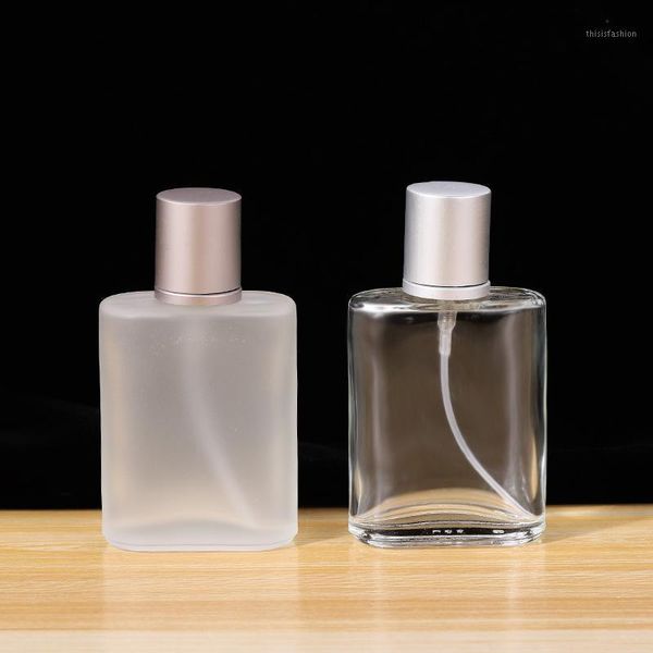 

30ml glass perfume bottle atomizer perfume bottle transparent frosted spray1