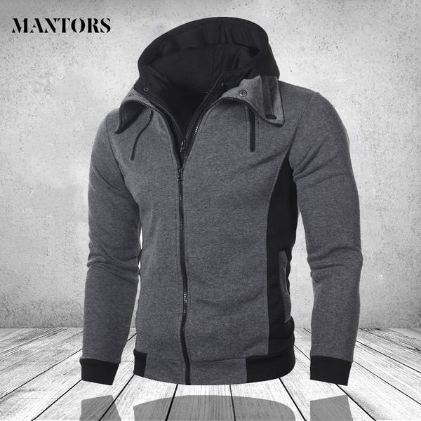 

hoodies men fashion slim fit long sleeve streetwear men's sweatshirt outdoor tees brand clothing male jacket outwear, Black