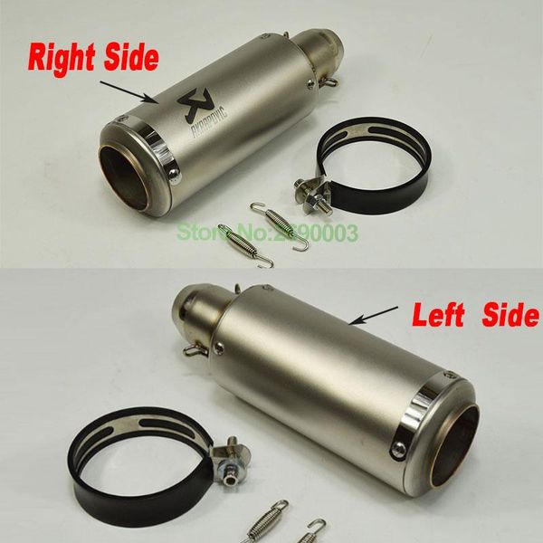 

left/right laser logo motorcycle exhaust id:51mm motorbike exhaust muffler escape baffle for most of motorcycle