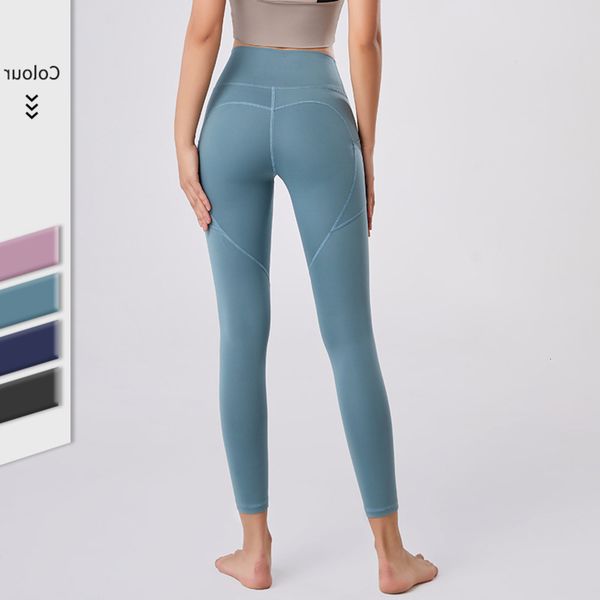 

2019 new net red elastic yoga pants for women's body-building, Black