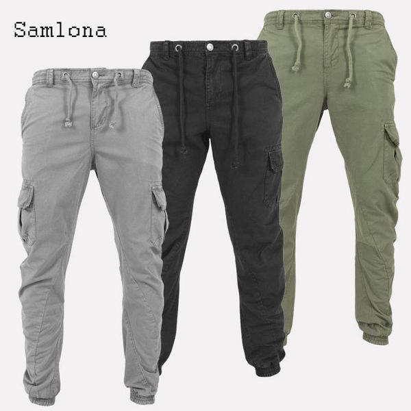 

fashion 2021 spring autumn new leisure pants men multi-pocket trouser men outdoor straight pant bottom plus size m-4xl, Black