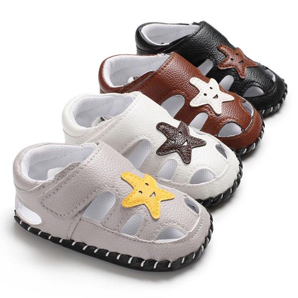

0-18m lovely newborn kids baby shoes cartoon first walkers toddler kids soft anti slip shoes summer breathable prewalker