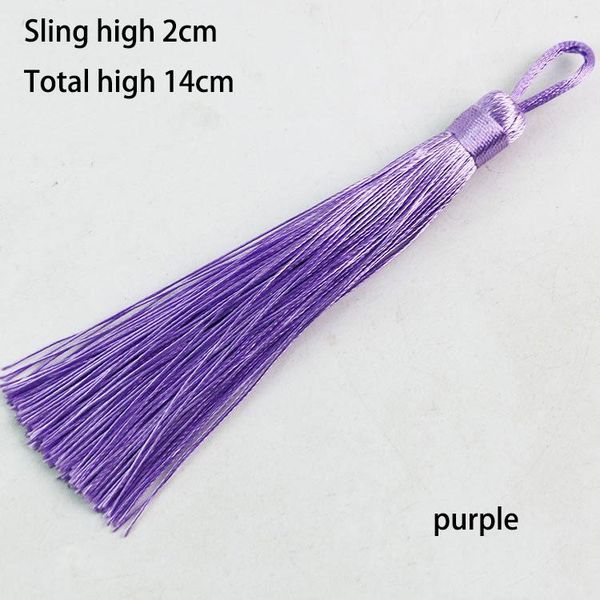 

12pcs lot 12cm pure color tassel silk fringe sewing bang trim decorative pendant tassels for curtain home decoration accessories h jllwbl