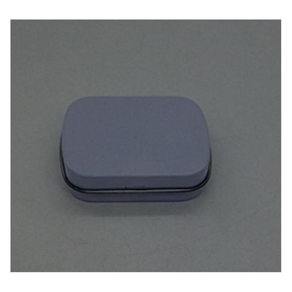 

58x45x15mm mini tin box gift box/mint metal box white rectangle pla jllkuq home003