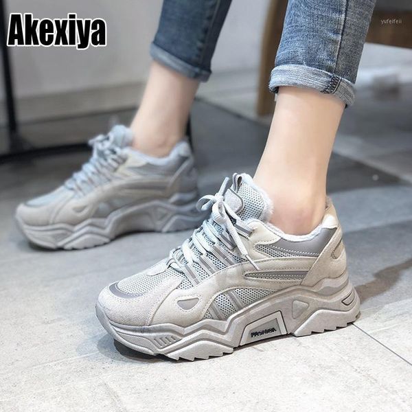 

winter shoes women's sports shoes women's low-flat warm casual p5841, Black
