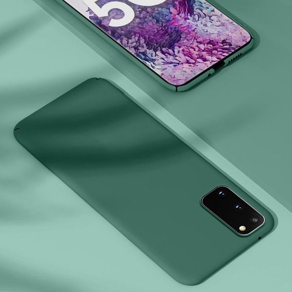 

ультратонкий красочный матовый жесткий компьютерный чехол для samsung galaxy s20 s10 e 5g s9 s8 примечание 10 9 плюс милые противоудачные sq
