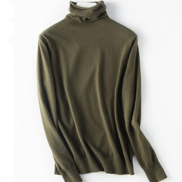 

women's sweater sweater solid color turtleneck bottom1, White;black