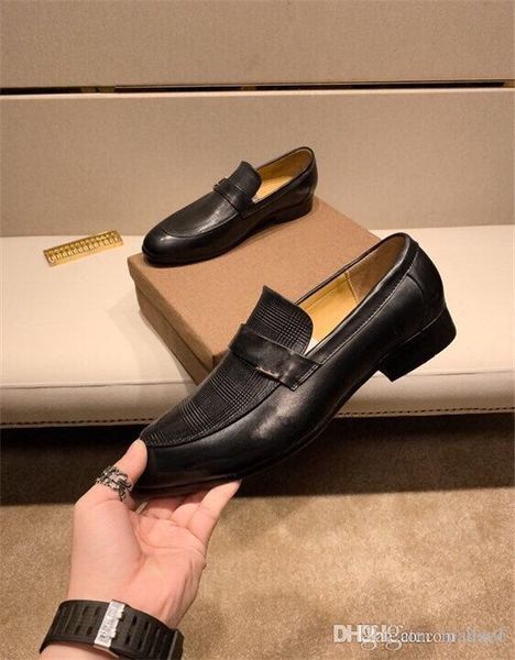 

18 designer men's leather shoe wholecut oxford shoe luxury men dress shoes brown black hand-painted shoes office formal mens shoes 44