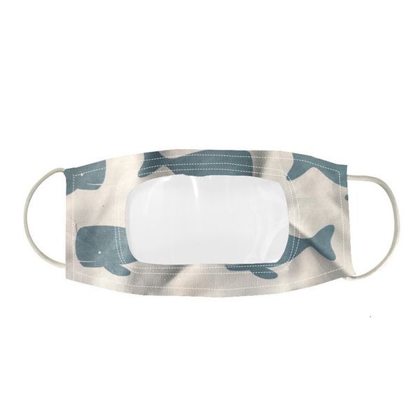

fashion visible face mask lip language anti-fog clear masks protective visual mouth cover 10 nvvy8