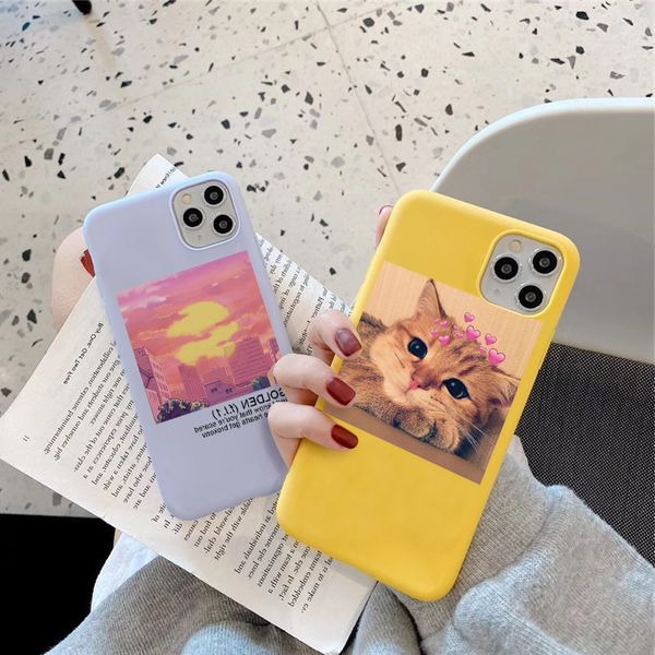 

fashion soft silicone case xiaomi 8 7 6 5 max 8a 7a 6a tpu matte phone cover for redmi note 9 pro cases