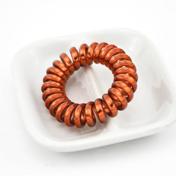 

4 цвет 4.5cm rope телефонный провод аксессуары для волос женщины rubber bands девушки gum sqclbe bdefashion, Silver