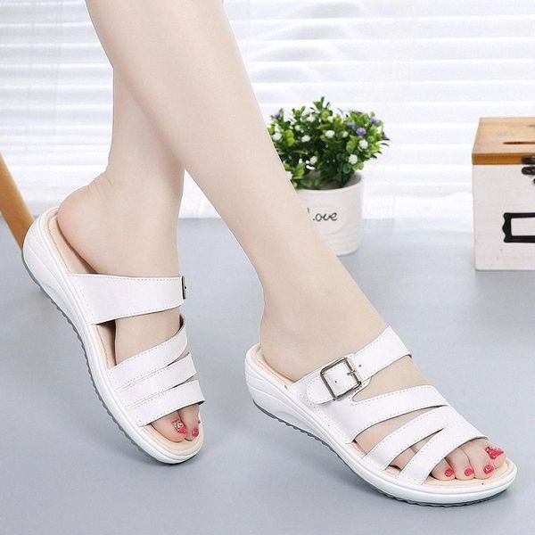 

marketing slippers summer floor skid proof home floor slippers family stripe flat bathroom bath sandal slippers women #vv1g, Black