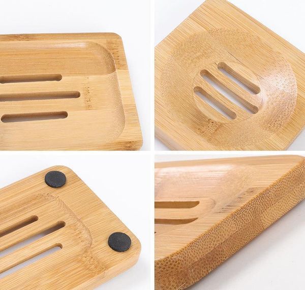 

soap dish bamboo round storage holder square natural durable drain rack degradable eco friendly wmtewv dh_niceshop