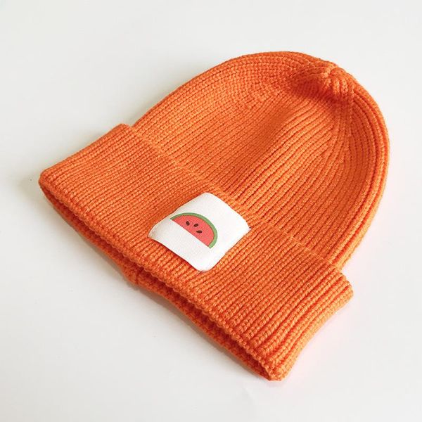 

cokk осень зимние шапки для девочек мальчики вязание hat прекрасные фрукты beanie шляпы детское толстая теплая зима cap candy color kids кпт, Blue;gray