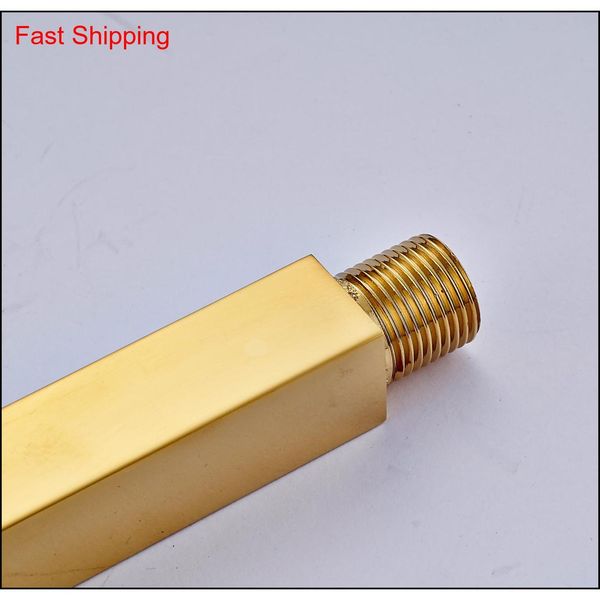 

retail brass rain shower arm golden square shower head shower accessori jllglw bdebag