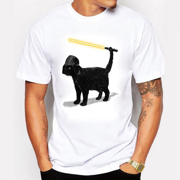 

blwhsa new summer printing funny black cat warrior unique design short sleeve for clothing sport hooded sweatshirt hoodie men t shirt