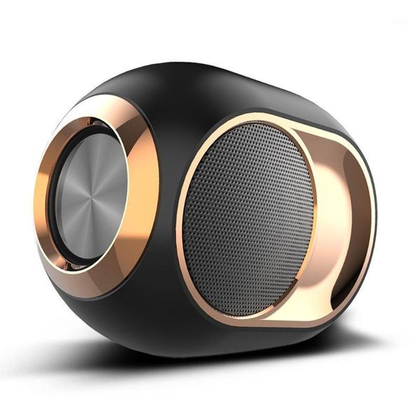 

x6 speaker wireless new outdoor card small audio subwoofer golden egg audio built-in lithium battery1