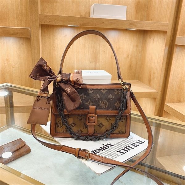 

outlet sale 80% off net red printed female 2022 new spring fashion single shoulder simple sense chain foreign style messenger bag wholesale