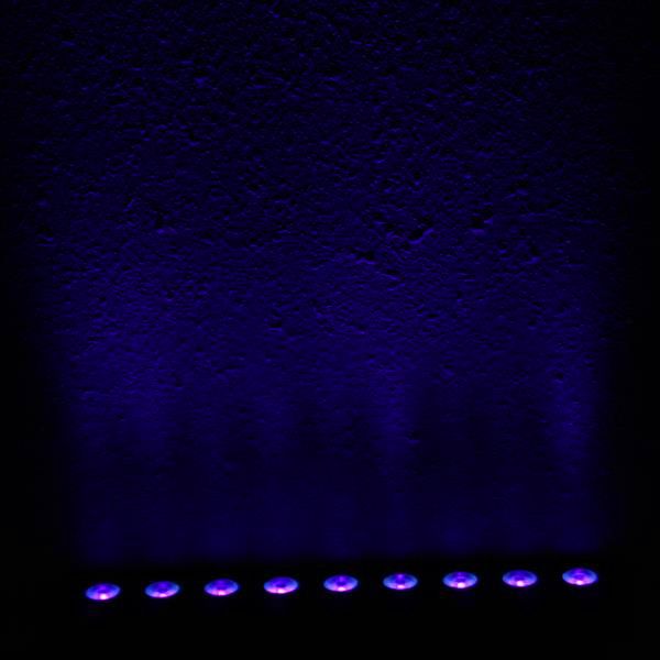 

ac100v-240v 260w uv 9-led remote-controlled/auto/sound/dmx purple light dj wedding party stage light black stage lighting