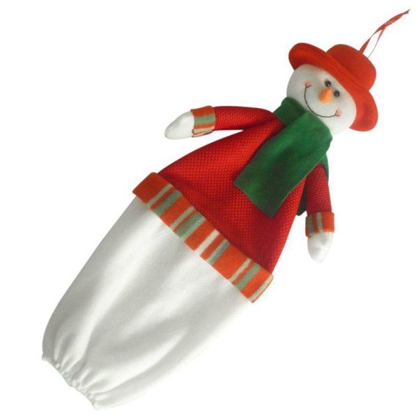 

christmas decorations snowman garbage bag santa claus xmas party decor storage decoration supplies1