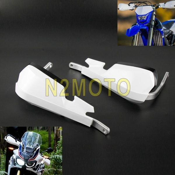 

1 pair white 22mm 28mm motorcycle hand guard 7/8" 1-1/8" motocross dirt pit bike off road for crf yzf kxf atv exc supermoto