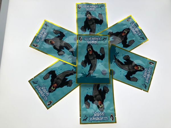 

silverback shark shark bakery jokes up smell-proof resealable medicated edibles local smell proof bags 3.5-7g mylar bags wmtjzd bdetoys