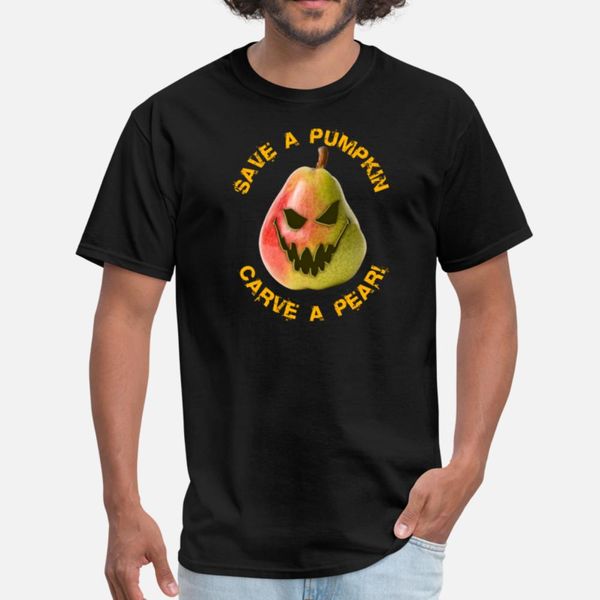 

it's halloween-save a pumpkin, carve a pear designers graphic t shirt funky unique latest tracksuit hoodie sweatshirt