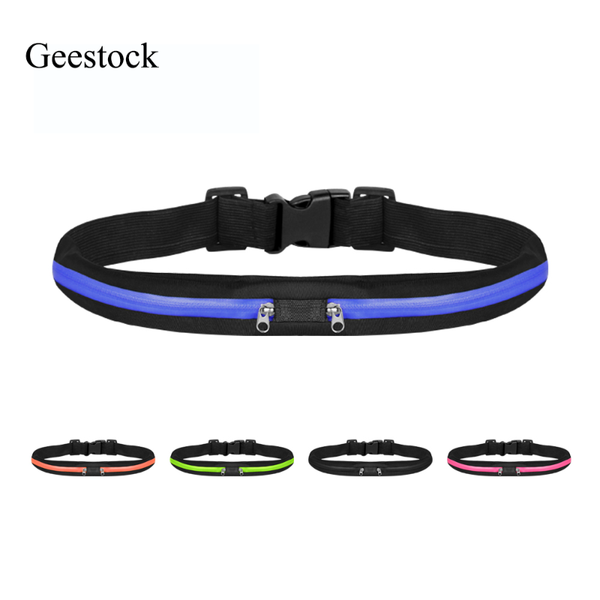 

geestock running bag waist pack women sports bumbag men water-resistant bum bag partable waist jogging phone pounch