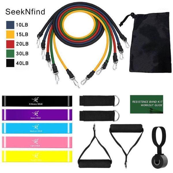 

resistance bands fitness tension rope sets training yoga gym pilates sports workout equipment pull home exercises1