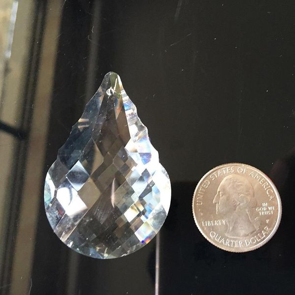 

50mm shining chandelier glass crystal lamp prism part pendant suncatcher 2inch faceted diy craft supply haning ornament decor h bbymyy