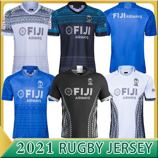

2020 2021 rugby world cup jersey fiji blue jerseys 20 21 rugby league spain rugby shirts scotland fiji tonga shirts, Black;gray
