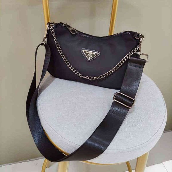 

fashionable leisure cloth simple and versatile solid color single shoulder messenger chain broadband small fashion