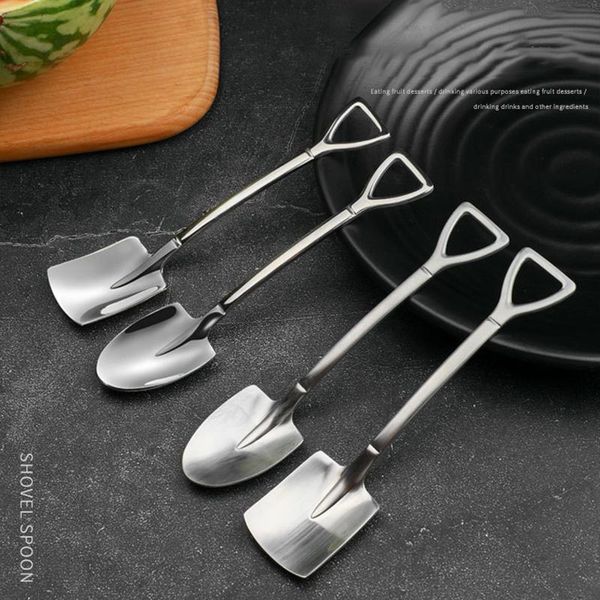 

for vip dropshipping ice spoon shovel 304 stainless steel coffee spoon tea spoon creative tableware coffee tableware h bbyuwr