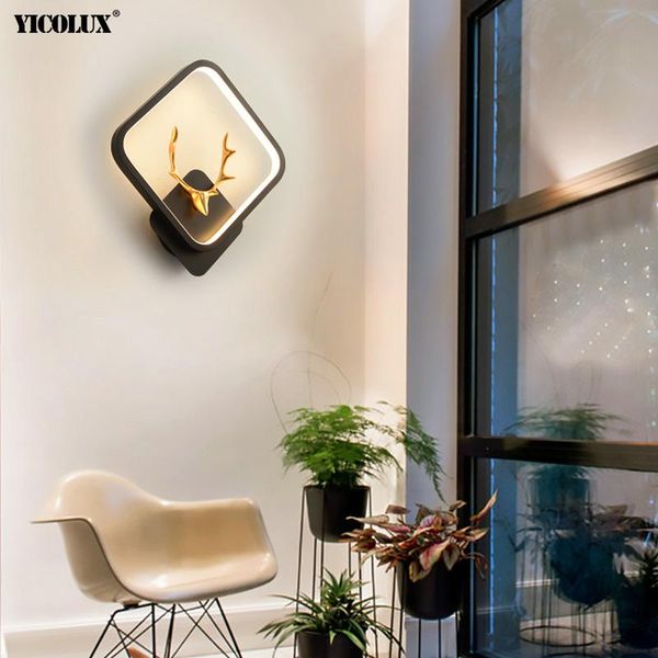 

new modern led wall lamps for living study room bedside bedroom aisle corridor indoor lights decoration home lighting luminarie