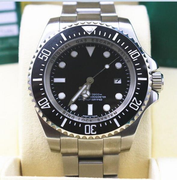 

luxury men wristwatch stainless steel 44mm ceramic 116660 box warranty minty mens automatic mechanical watch, Slivery;brown